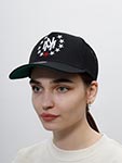 Бейсболка MITCHELL NESS арт. HHSS4223-MNNYYPPPBLCK (черный / серый)